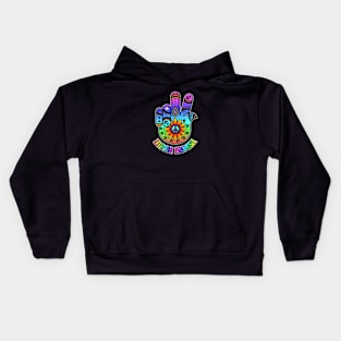 Hippie Hamsa Hand Kids Hoodie